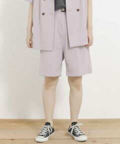 Sonny Label / サニーレーベル ショート・ハーフ・半端丈パンツ | ベルト付きショートパンツ