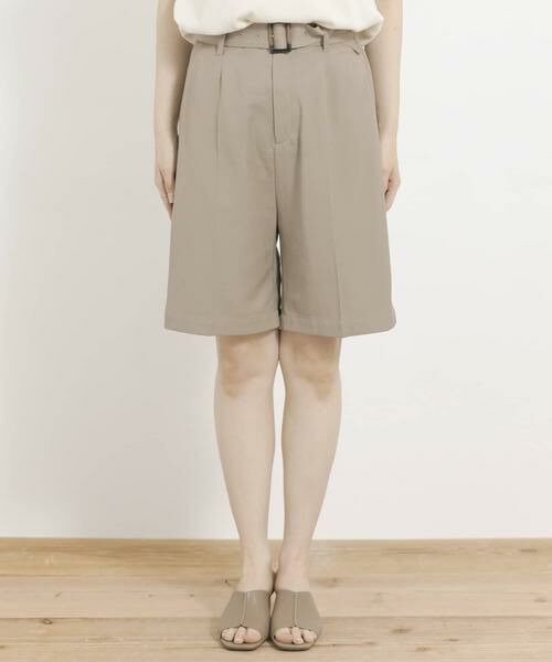 Sonny Label / サニーレーベル ショート・ハーフ・半端丈パンツ | ベルト付きショートパンツ | 詳細3