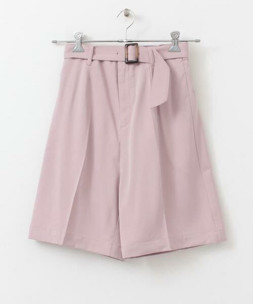 Sonny Label / サニーレーベル ショート・ハーフ・半端丈パンツ | ベルト付きショートパンツ | 詳細11