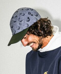 Sonny Label / サニーレーベル キャップ | OOPS　フェイクレザー×総柄キャップ