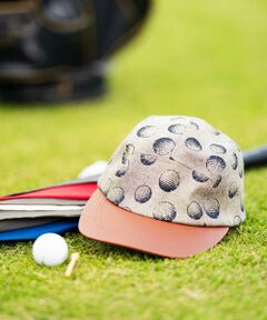 Sonny Label / サニーレーベル キャップ | OOPS　フェイクレザー×総柄キャップ