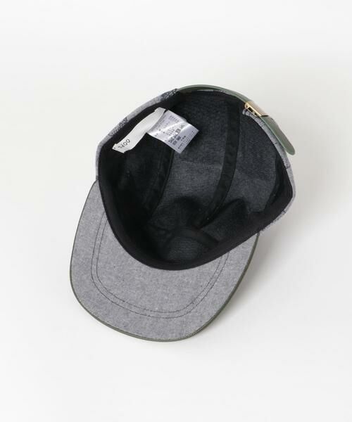 Sonny Label / サニーレーベル キャップ | OOPS　フェイクレザー×総柄キャップ | 詳細4