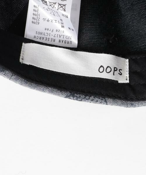 Sonny Label / サニーレーベル キャップ | OOPS　フェイクレザー×総柄キャップ | 詳細5