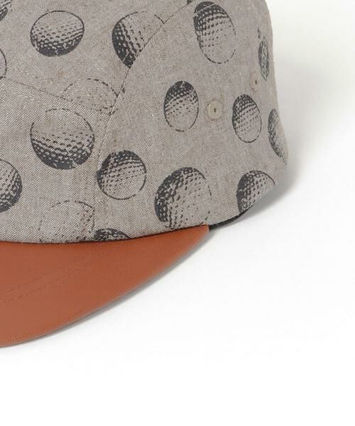 Sonny Label / サニーレーベル キャップ | OOPS　フェイクレザー×総柄キャップ | 詳細8