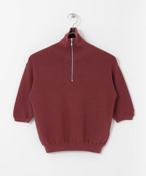 Sonny Label / サニーレーベル ニット・セーター | OOPS　TRUECOTTONハーフジップニット | 詳細1