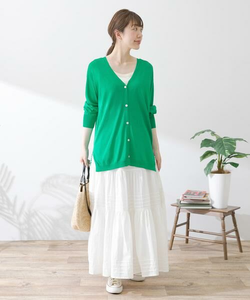 Sonny Label / サニーレーベル カーディガン・ボレロ | 『接触冷感』ミディ丈カーディガン | 詳細5