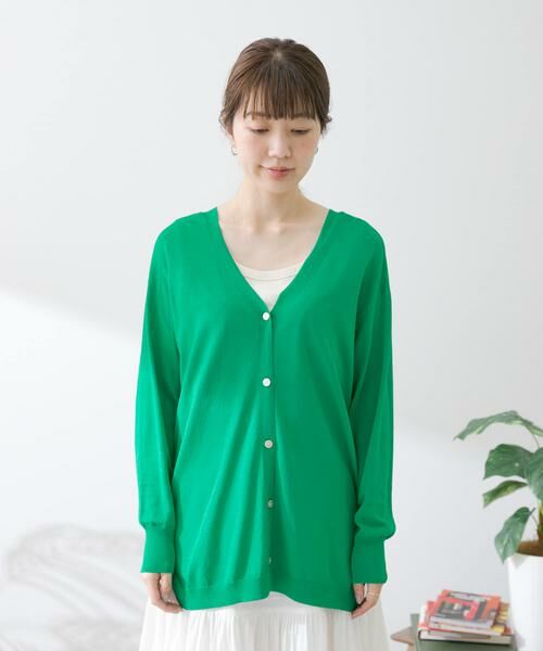 Sonny Label / サニーレーベル カーディガン・ボレロ | 『接触冷感』ミディ丈カーディガン | 詳細7