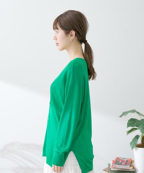 Sonny Label / サニーレーベル カーディガン・ボレロ | 『接触冷感』ミディ丈カーディガン | 詳細8