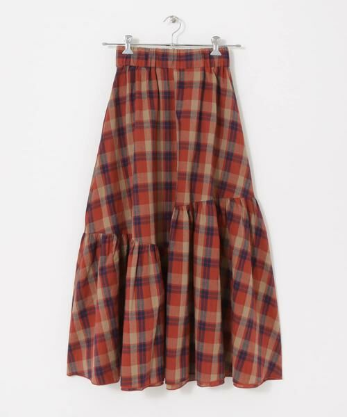 Sonny Label / サニーレーベル スカート | コットンアシメチェックティアードスカート | 詳細14