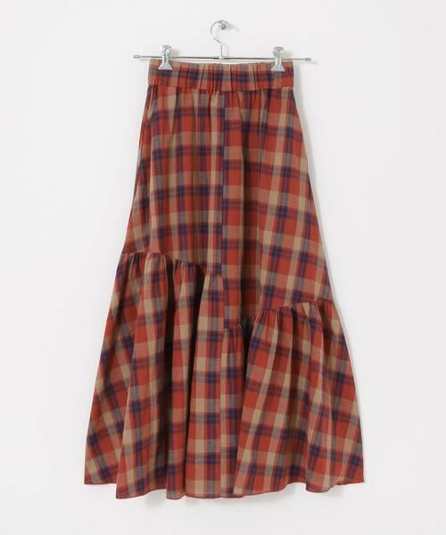 Sonny Label / サニーレーベル スカート | コットンアシメチェックティアードスカート | 詳細15