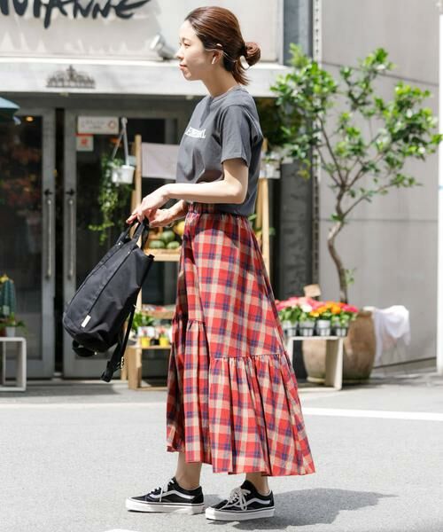 Sonny Label / サニーレーベル スカート | コットンアシメチェックティアードスカート | 詳細6