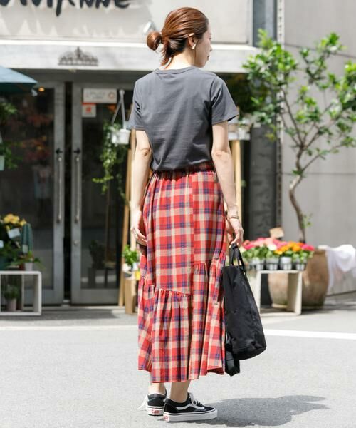 Sonny Label / サニーレーベル スカート | コットンアシメチェックティアードスカート | 詳細7