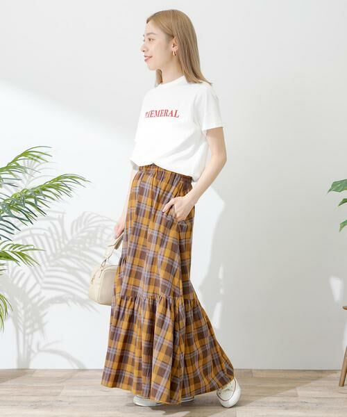 Sonny Label / サニーレーベル スカート | コットンアシメチェックティアードスカート | 詳細28