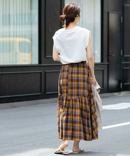 Sonny Label / サニーレーベル スカート | コットンアシメチェックティアードスカート | 詳細22