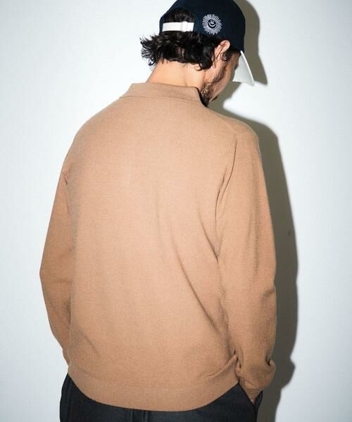 Sonny Label / サニーレーベル ニット・セーター | OOPS　鹿の子ニットポロシャツ | 詳細1