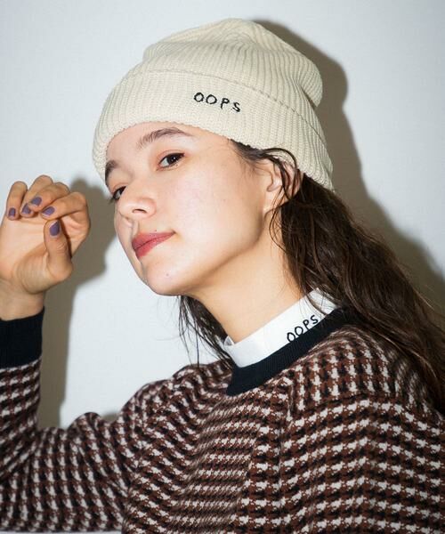 Sonny Label / サニーレーベル ニットキャップ | OOPS　刺繍ニット帽 | 詳細6