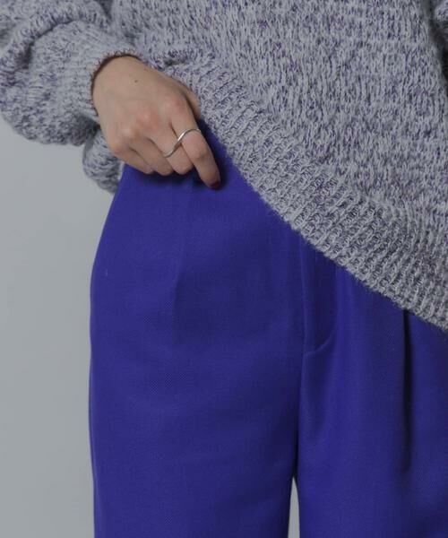 Sonny Label / サニーレーベル その他パンツ | TRカラーストレートパンツ | 詳細13