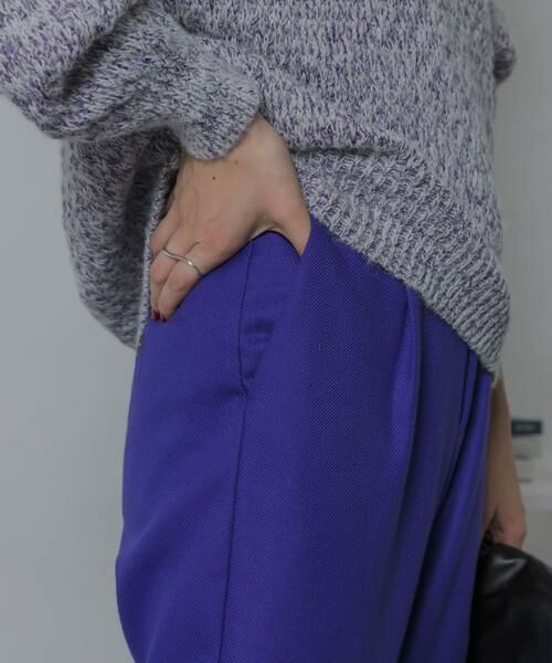 Sonny Label / サニーレーベル その他パンツ | TRカラーストレートパンツ | 詳細14