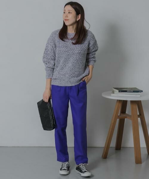 Sonny Label / サニーレーベル その他パンツ | TRカラーストレートパンツ | 詳細5