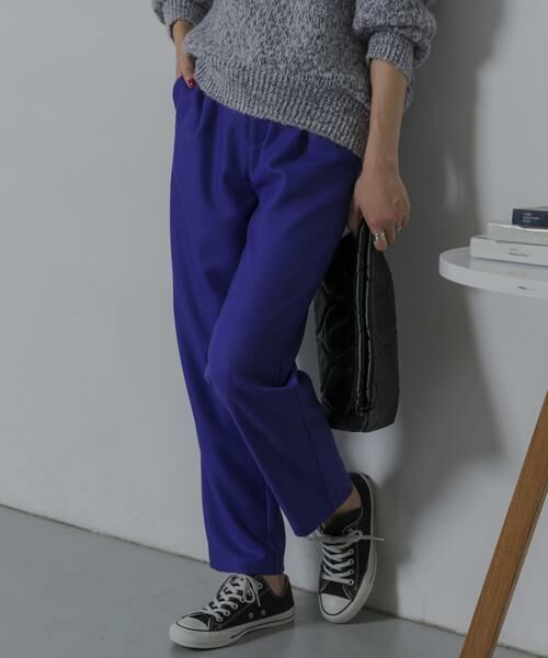 Sonny Label / サニーレーベル その他パンツ | TRカラーストレートパンツ | 詳細8