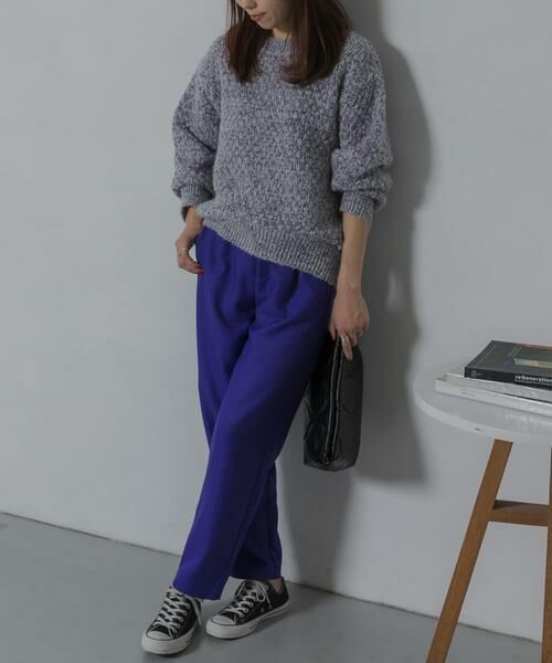 Sonny Label / サニーレーベル その他パンツ | TRカラーストレートパンツ | 詳細9