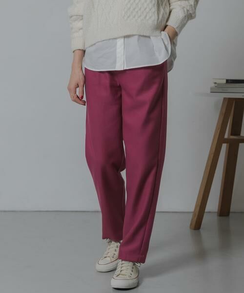Sonny Label / サニーレーベル その他パンツ | TRカラーストレートパンツ | 詳細22