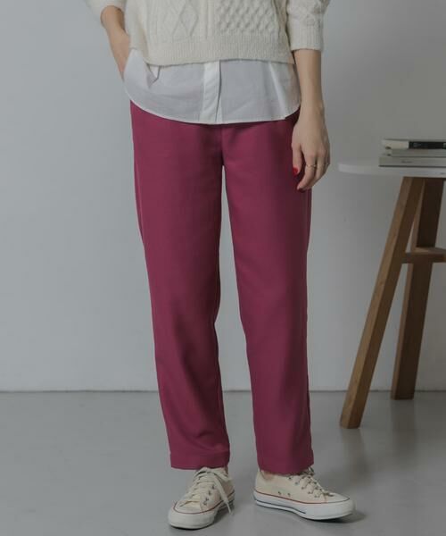 Sonny Label / サニーレーベル その他パンツ | TRカラーストレートパンツ | 詳細23