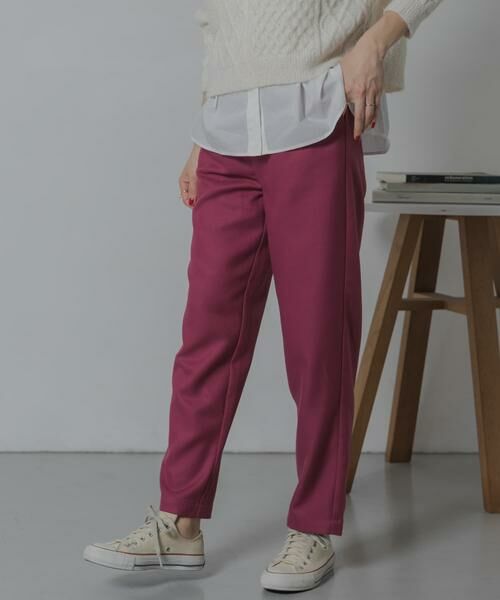 Sonny Label / サニーレーベル その他パンツ | TRカラーストレートパンツ | 詳細24
