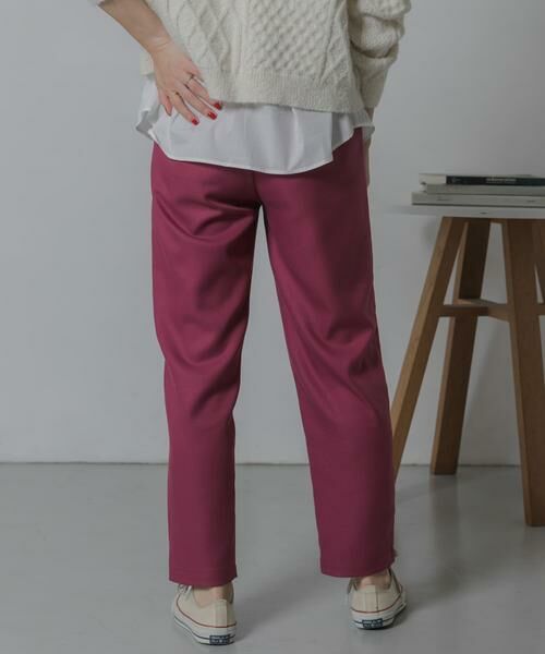 Sonny Label / サニーレーベル その他パンツ | TRカラーストレートパンツ | 詳細25