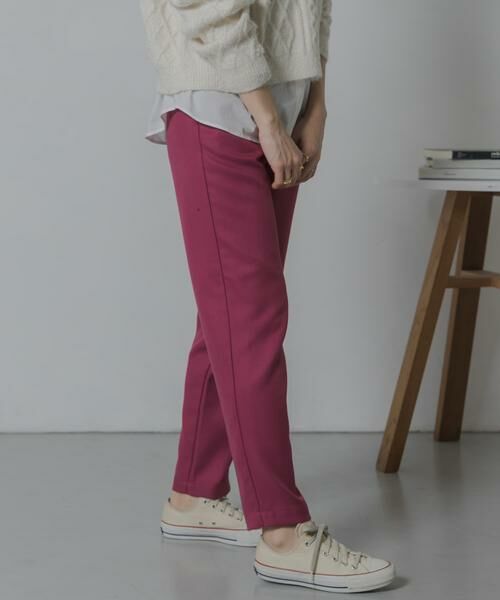 Sonny Label / サニーレーベル その他パンツ | TRカラーストレートパンツ | 詳細26