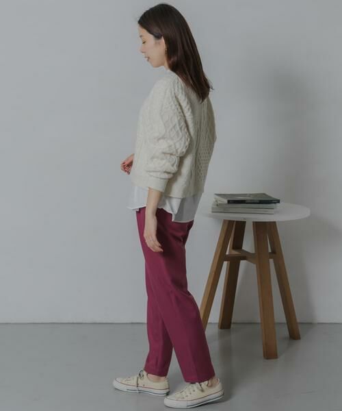 Sonny Label / サニーレーベル その他パンツ | TRカラーストレートパンツ | 詳細28