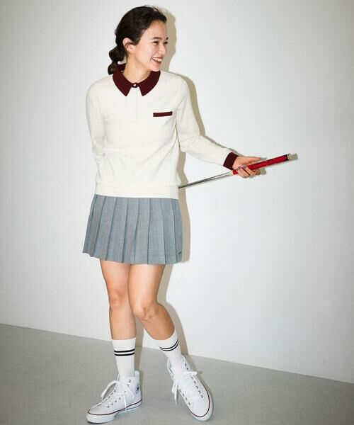 Sonny Label / サニーレーベル スカート | OOPS　ウォームプリーツスカート（グレー）