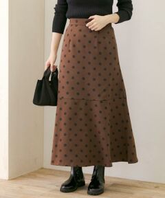 Sonny Label / サニーレーベル スカート | ポルカドットトラペーズスカート