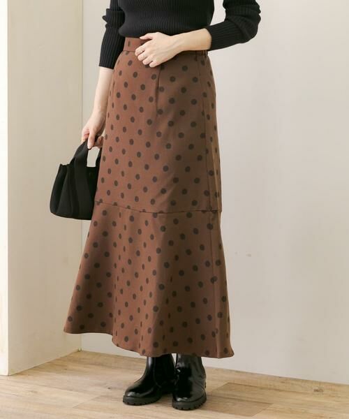 Sonny Label / サニーレーベル スカート | ポルカドットトラペーズスカート | 詳細1
