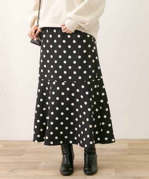 Sonny Label / サニーレーベル スカート | ポルカドットトラペーズスカート | 詳細22