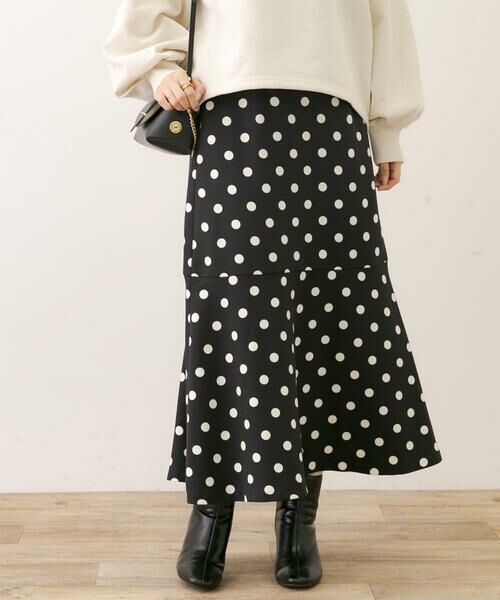 Sonny Label / サニーレーベル スカート | ポルカドットトラペーズスカート | 詳細23