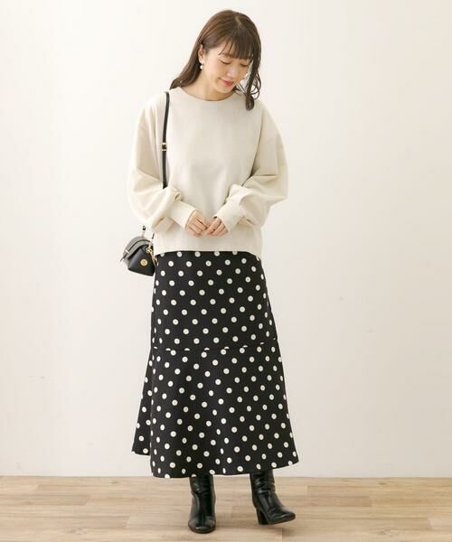 Sonny Label / サニーレーベル スカート | ポルカドットトラペーズスカート | 詳細27