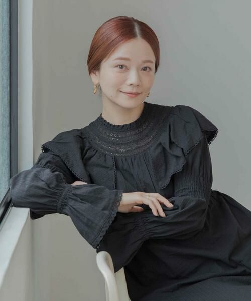 Sonny Label / サニーレーベル ワンピース | NaokoTakayamaコラボフリルone-piece | 詳細1