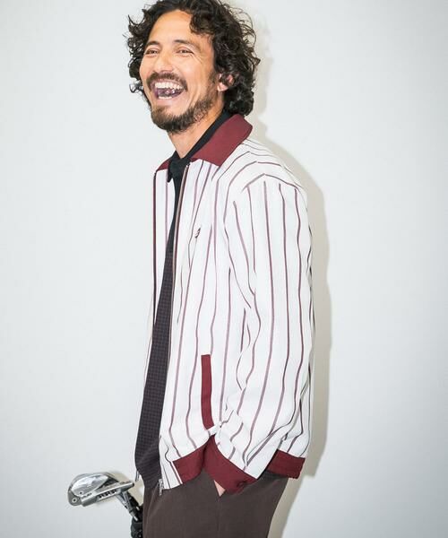 Sonny Label / サニーレーベル ブルゾン | OOPS　先染めストライプブルゾン | 詳細2