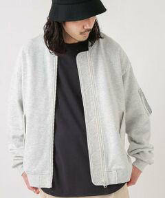 Sonny Label / サニーレーベル ミリタリージャケット・コート | 裏毛スウェットMA-1ブルゾン
