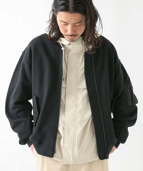 Sonny Label / サニーレーベル ミリタリージャケット・コート | 裏毛スウェットMA-1ブルゾン | 詳細7