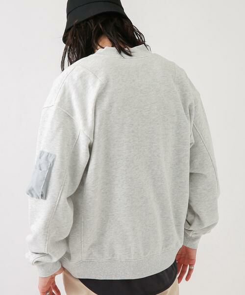 Sonny Label / サニーレーベル ミリタリージャケット・コート | 裏毛スウェットMA-1ブルゾン | 詳細15