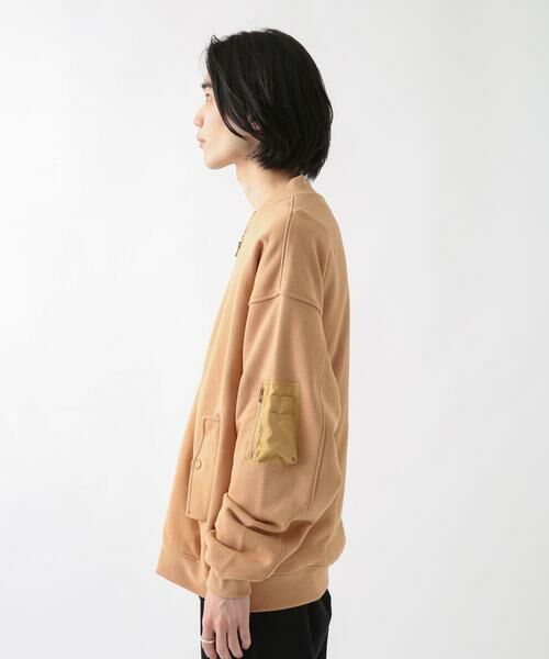 Sonny Label / サニーレーベル ミリタリージャケット・コート | 裏毛スウェットMA-1ブルゾン | 詳細10