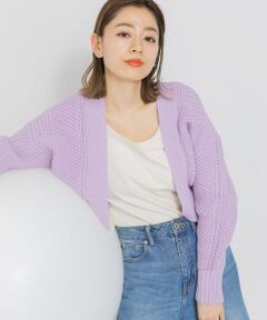 Sonny Label / サニーレーベル カーディガン・ボレロ | ニットボレロカーディガン