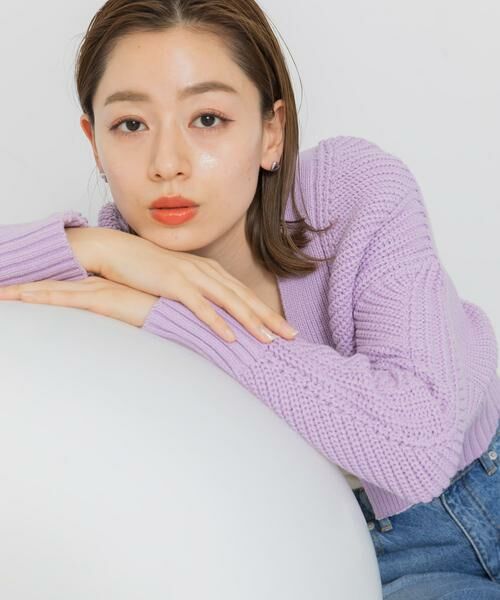 Sonny Label / サニーレーベル カーディガン・ボレロ | ニットボレロカーディガン | 詳細1