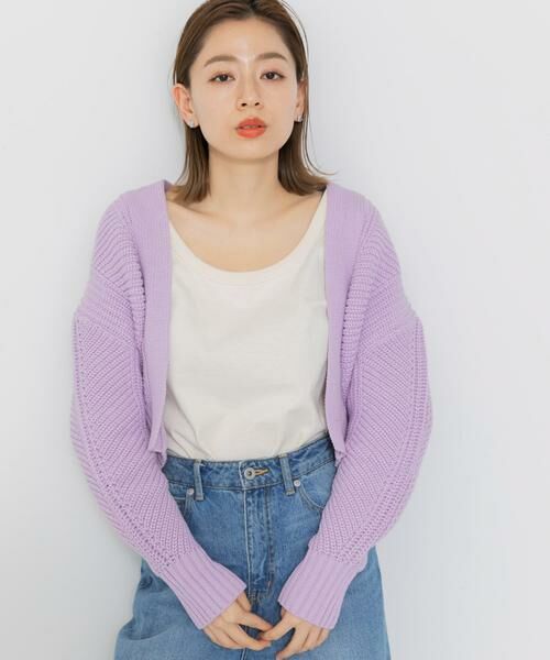 Sonny Label / サニーレーベル カーディガン・ボレロ | ニットボレロカーディガン | 詳細3