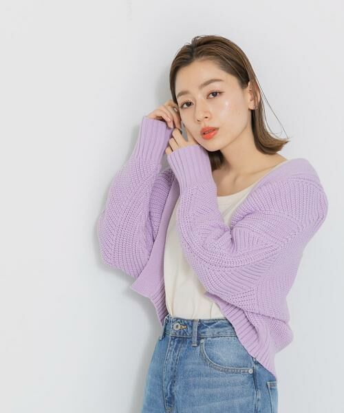 Sonny Label / サニーレーベル カーディガン・ボレロ | ニットボレロカーディガン | 詳細6