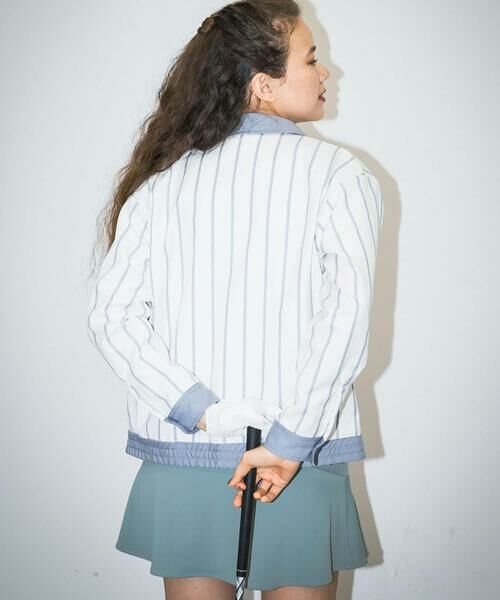 Sonny Label / サニーレーベル ブルゾン | OOPS　先染めストライプブルゾン | 詳細20