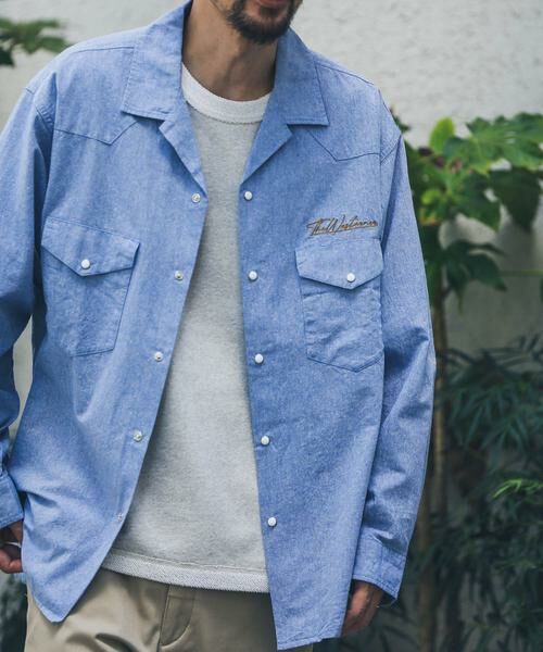 Sonny Label / サニーレーベル シャツ・ブラウス | 『別注』ELY×Sonny Label　開襟シャンブレーシャツ | 詳細6