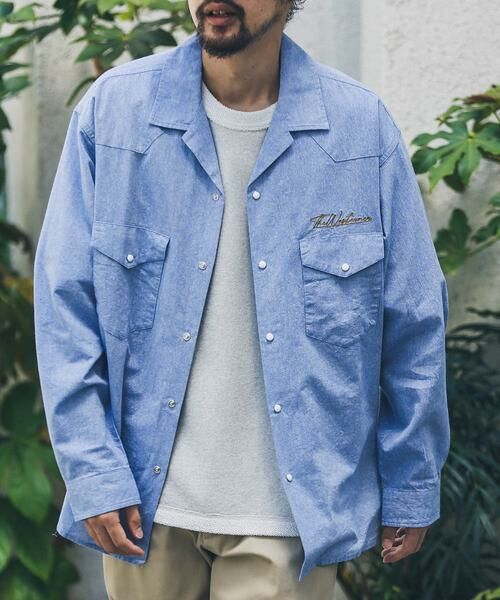 Sonny Label / サニーレーベル シャツ・ブラウス | 『別注』ELY×Sonny Label　開襟シャンブレーシャツ | 詳細7